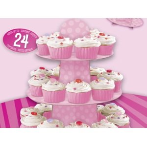 Stojan na muffiny Pink