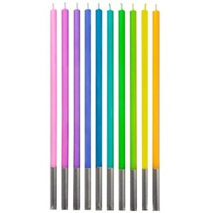SVIEČKY narodeninové Pastel multicolor 14,5cm 10ks