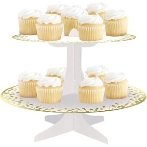 Stojan na cupcakes Zlaté konfety
