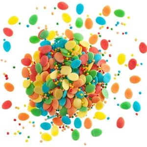 Cukrárenské zdobenie mini farebných vajíčok 100 g
