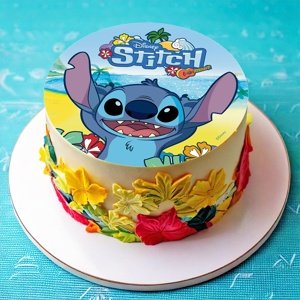 Fondánový plát na tortu Stitch 20 cm