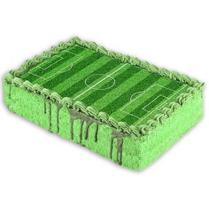 Fondánový list na tortu Futbalové ihrisko 14,8x21 cm